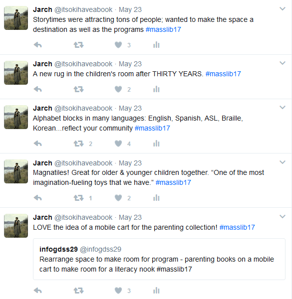 Screenshot of several tweets about Mind in the Making
