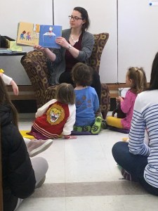 Storytime live action shot - Goose Goes to School