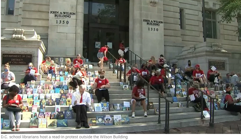 Photo of Read-In protest