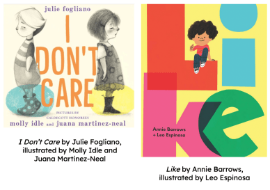 Cover images of I Don't Care and Like