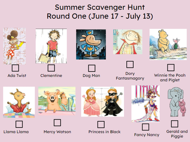 Summer Scavenger Hunt 1
