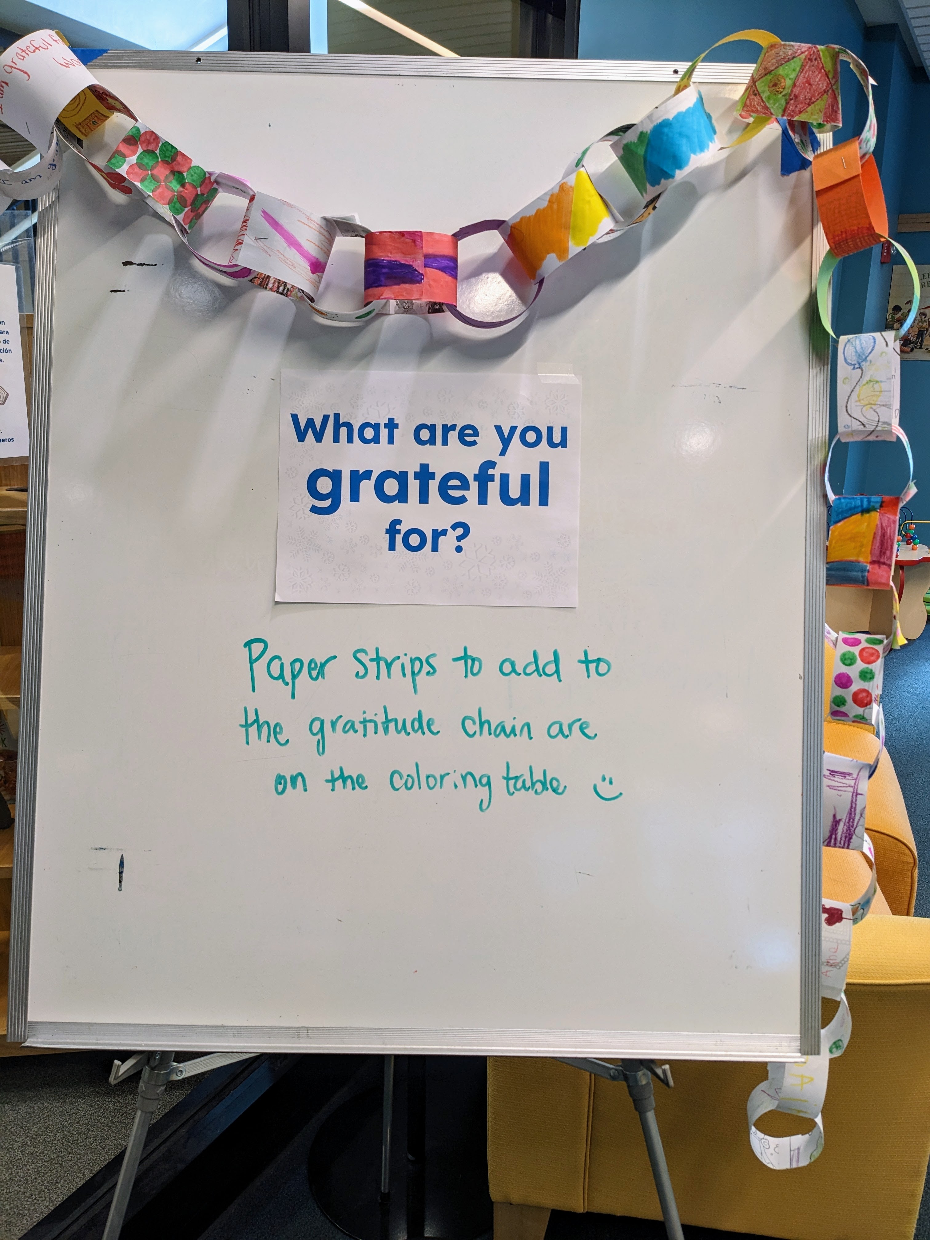 Gratitude paper chain