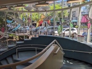 Ferguson interior stairwell and windows